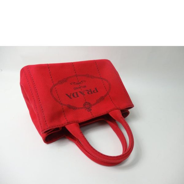 20109 4 PRADA Prada Kanapa 2way Bag Rosso