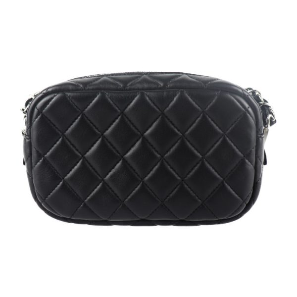 2011063007162 3 Chanel Camera Case Matelasse Shoulder Bag Black