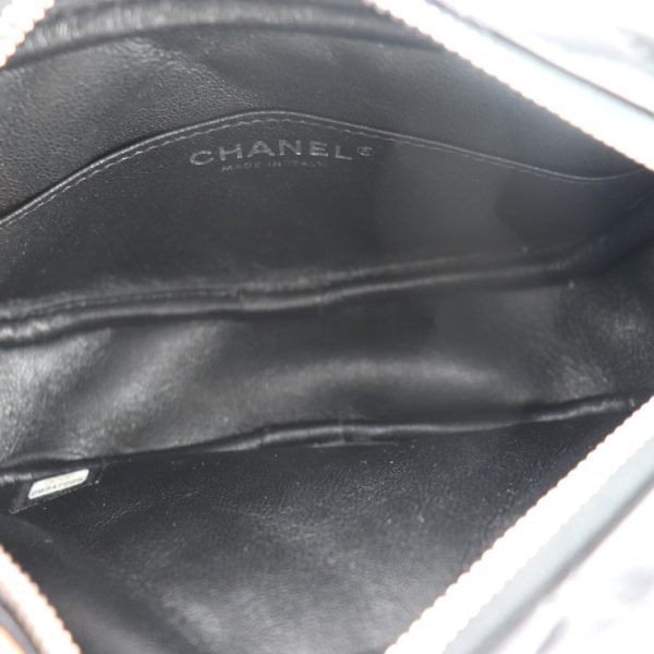 2011063007162 8 Chanel Camera Case Matelasse Shoulder Bag Black