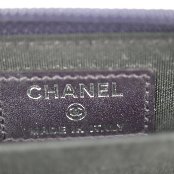 2011113002181 7 Chanel Coin Case Matte Caviar Skin Purple