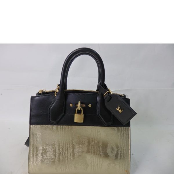 20114 2 Louis Vuitton City Steamer PM Handbag Gold