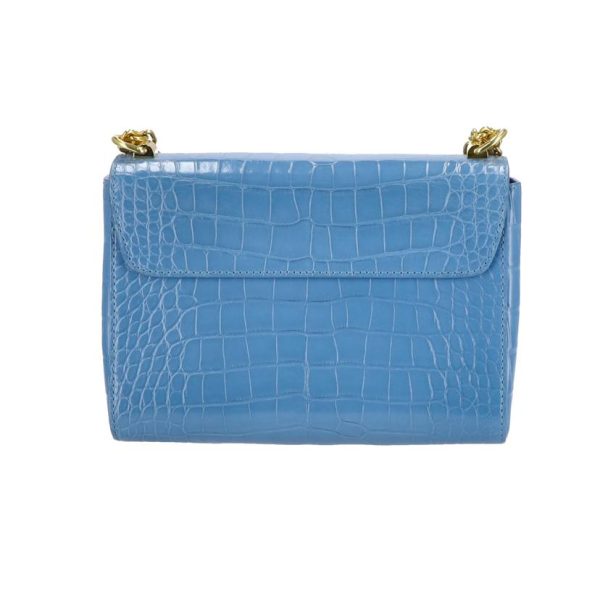 20121 2 Louis Vuitton Twist Alligator Handbag Blue