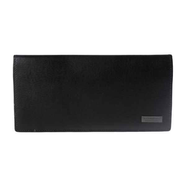 2012113007264 1 Burberry Leather Wallet Black