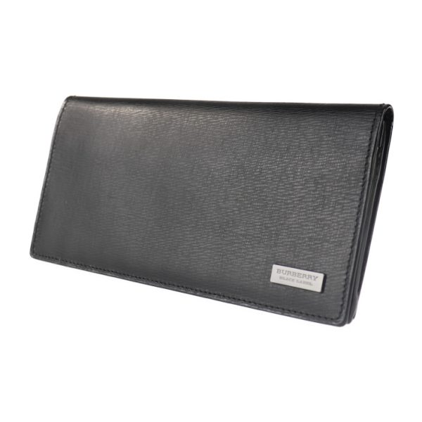 2012113007264 2 Burberry Leather Wallet Black