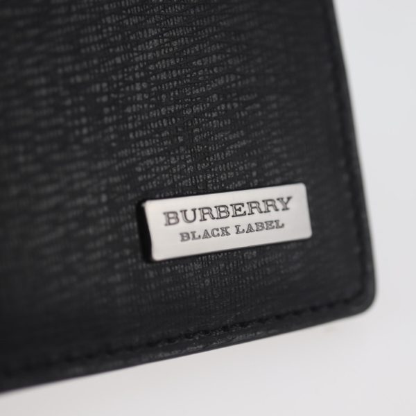 2012113007264 7 Burberry Leather Wallet Black