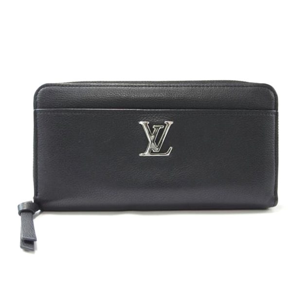 20131 1 Louis Vuitton Zippy Lock Me Wallet Noir