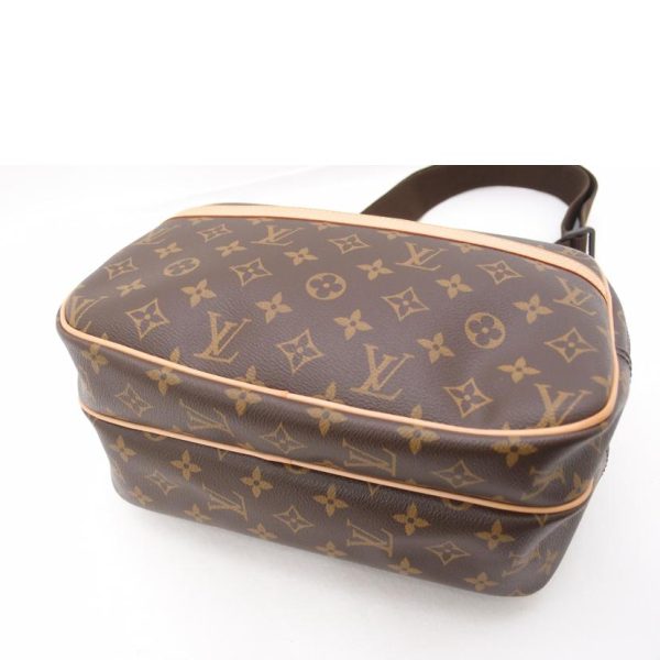 20138 3 Louis Vuitton Reporter Monogram Shoulder Bag Brown