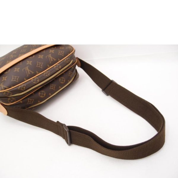 20138 4 Louis Vuitton Reporter Monogram Shoulder Bag Brown