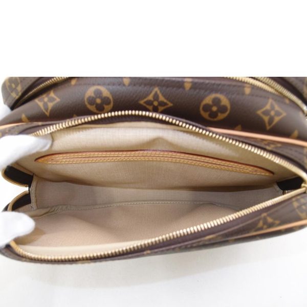 20138 6 Louis Vuitton Reporter Monogram Shoulder Bag Brown