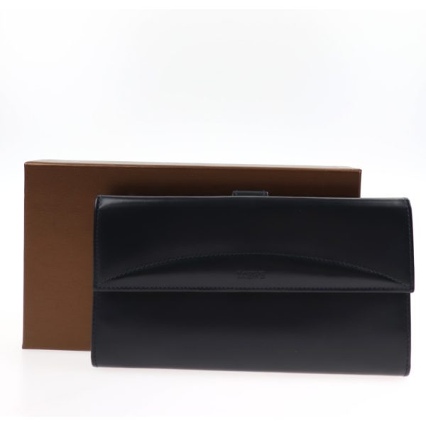 2014043002199 9 Loewe Bifold Leather Wallet Navy