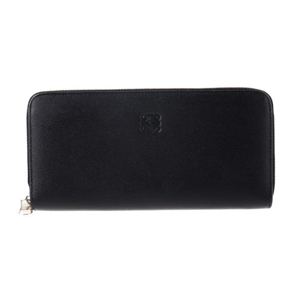 2014073002197 1 Loewe Leather Long Wallet Black