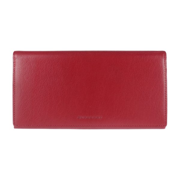 2014103007252 1 Burberry Leather Wallet Red