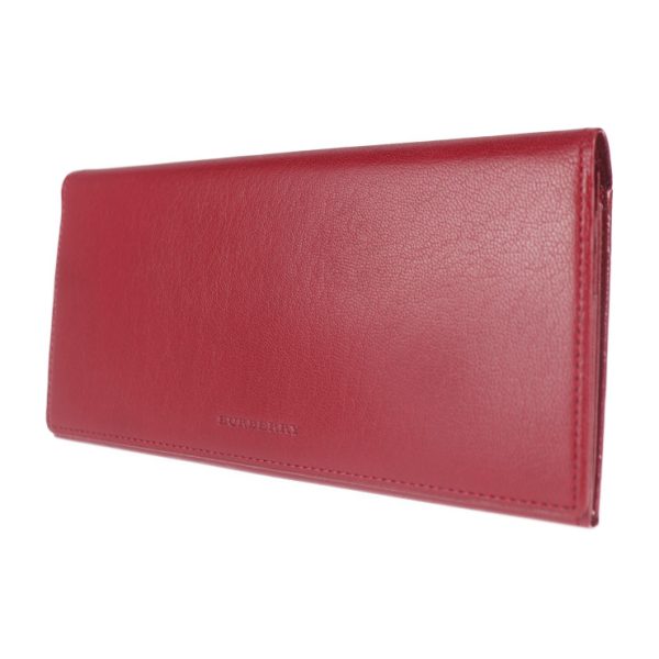 2014103007252 2 Burberry Leather Wallet Red