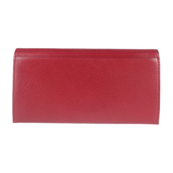 2014103007252 3 Burberry Leather Wallet Red