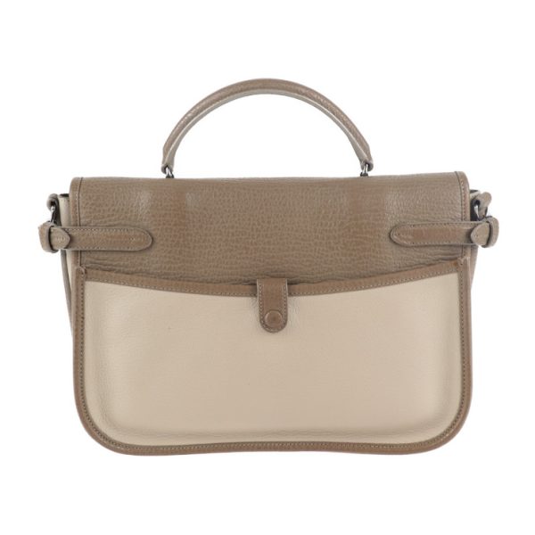 2015063001207 3 Loewe 2WAY Leather Handbag Greige