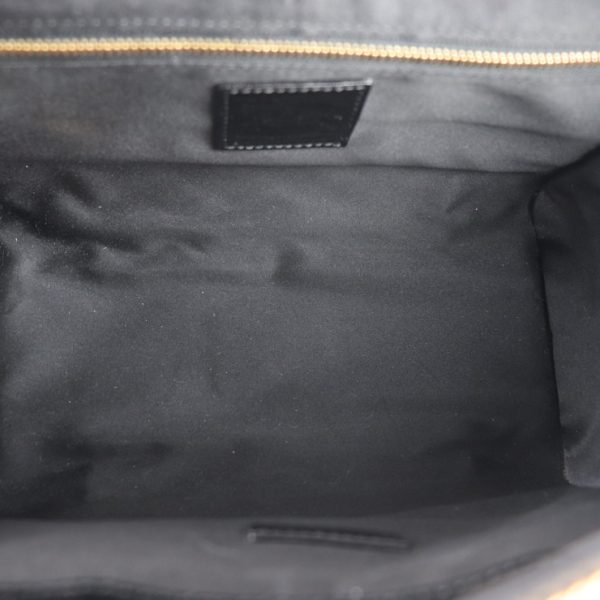 2015063001210 7 Burberry Patent Leather Handbag Black