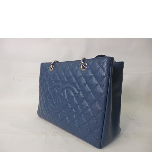 20152 3 Chanel GST Tote Bag Blue