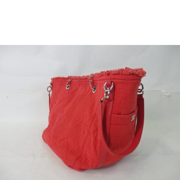 20169 3 Chanel Cocomark 2WAY Chain Bag Red