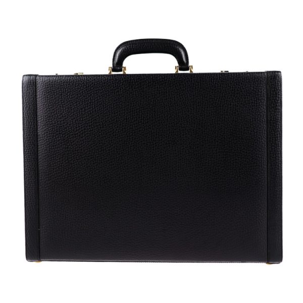 2017063002245 3 Loewe Leather Attache Case Black