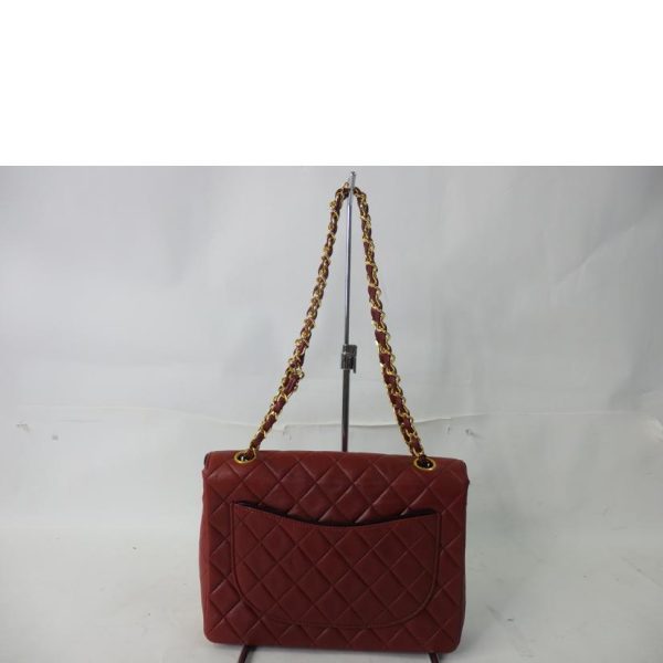 20183 2 Chanel Cocomark Matelasse Shoulder Bag Red