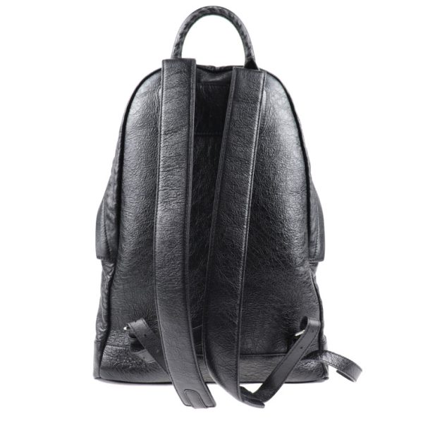 2019023007246 3 Balenciaga Rucksack Leather Backpack Black