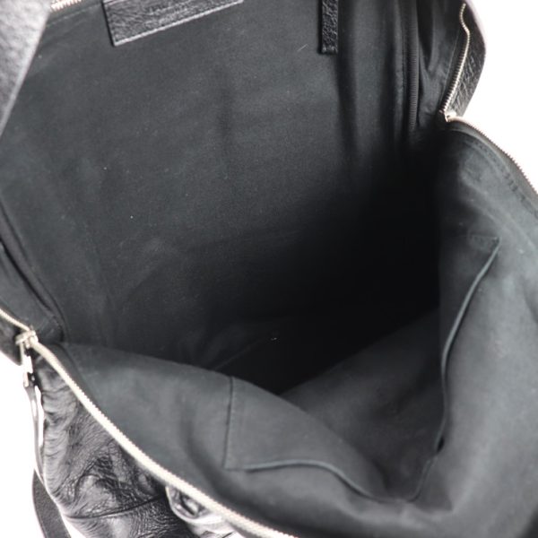 2019023007246 8 Balenciaga Rucksack Leather Backpack Black