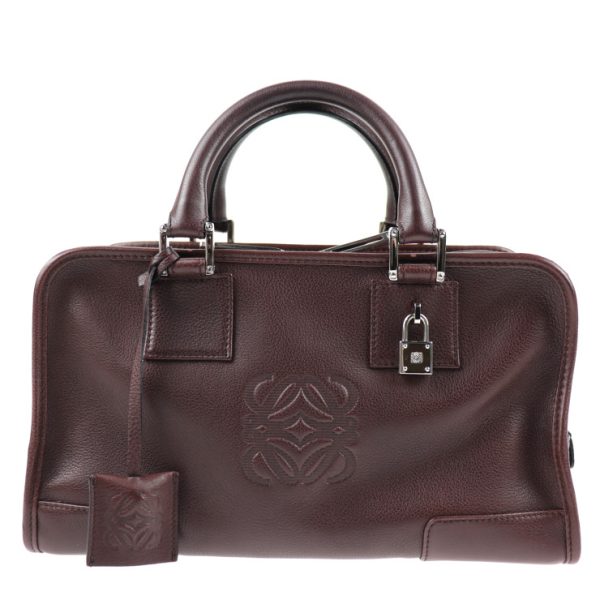 2019023007253 1 Loewe Amazona Leather Handbag Brown