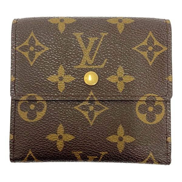 201938 1 Louis Vuitton Monogram Portomonevier Cult Credit Bifold Wallet Brown