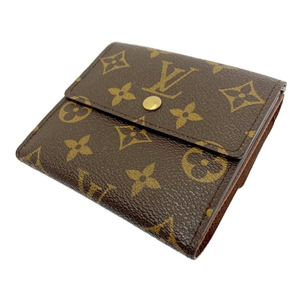 201938 2 Louis Vuitton Monogram Portomonevier Cult Credit Bifold Wallet Brown