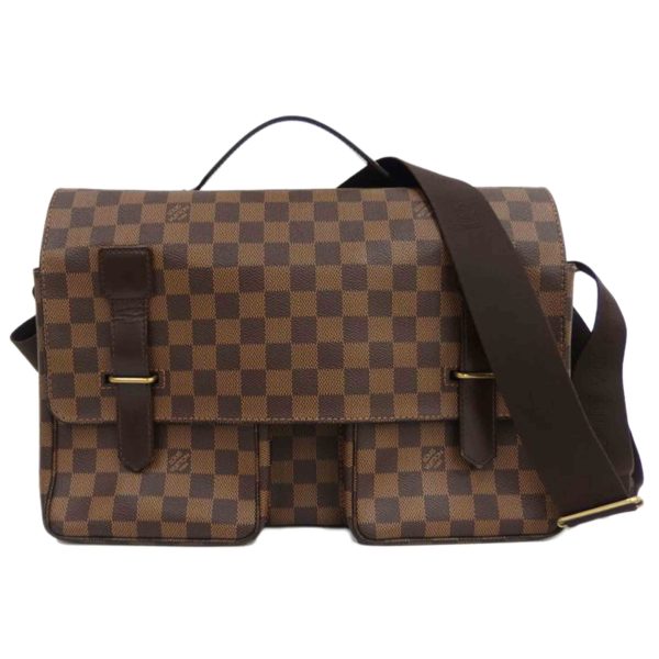 20197 1 Louis Vuitton Broadway Bag Damier Ebene Brown