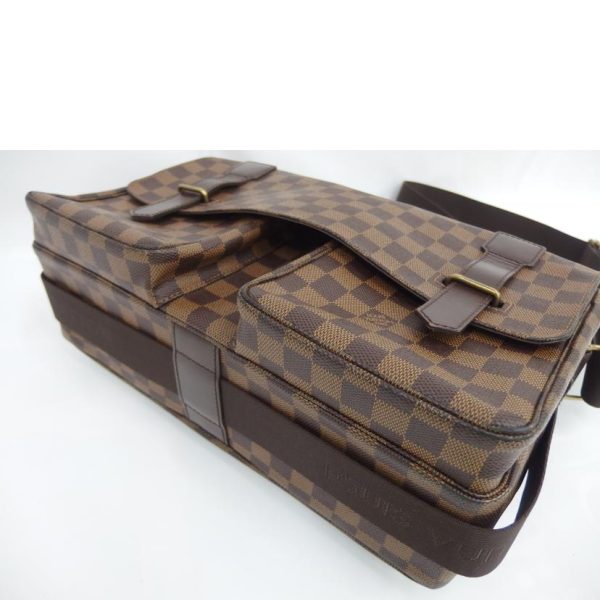 20197 4 Louis Vuitton Broadway Bag Damier Ebene Brown