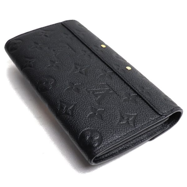 2020 349 2 LOUIS VUITTON Portefeuil long wallet Empreinte M62458 black