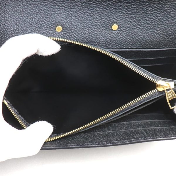 2020 349 5 LOUIS VUITTON Portefeuil long wallet Empreinte M62458 black