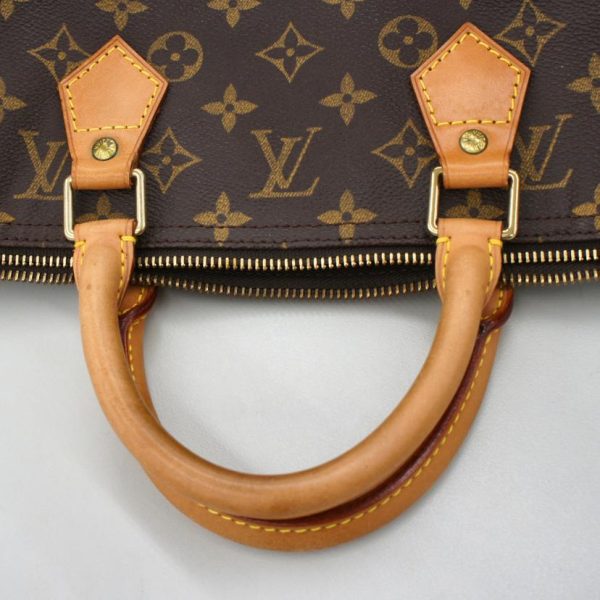 20206 7 Louis Vuitton Old Speedy 40 Monogram Handbag Brown