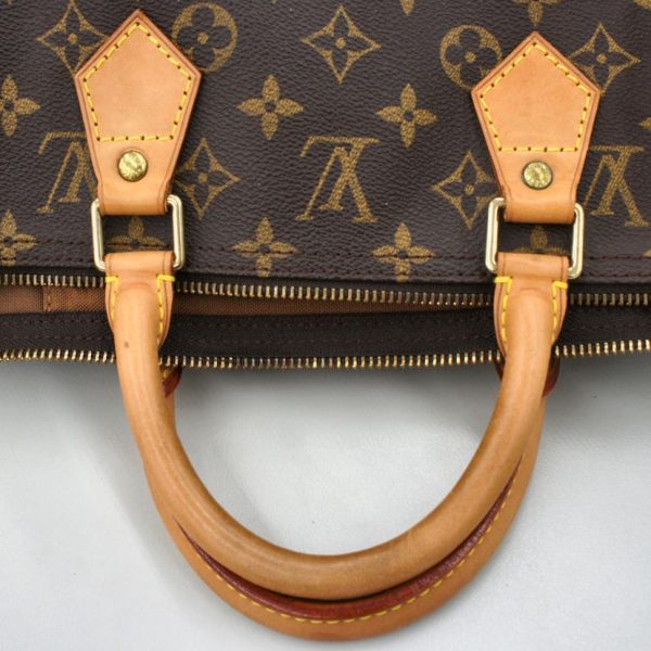 20206 8 Louis Vuitton Old Speedy 40 Monogram Handbag Brown