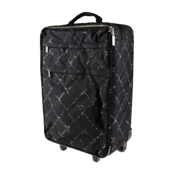 2021073002279 2 Chanel Travel Line Carry Bag Nylon Black