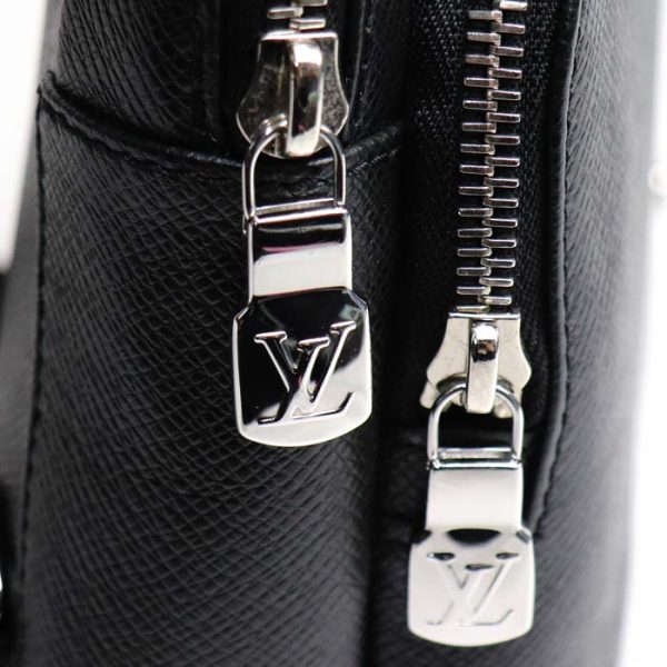 2022 1286 1 1292 LOUIS VUITTON Avenue Sling Bag Body Bag Taiga M30443 Black