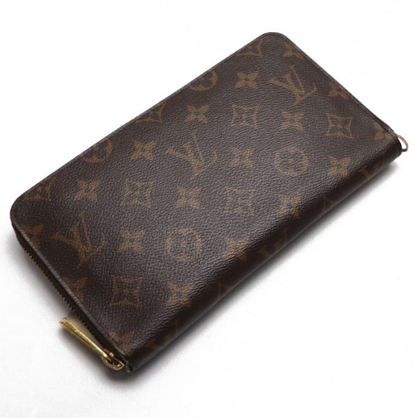 2022 1643 1 LOUIS VUITTON Zippy Long Wallet Round Zipper M62581 Brown