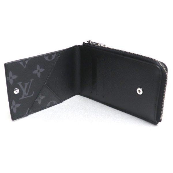 2022 1885 3 LOUIS VUITTON Hybrid Wallet Coin Case Eclipse Black Noir