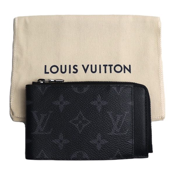 2022 1885 6 LOUIS VUITTON Hybrid Wallet Coin Case Eclipse Black Noir