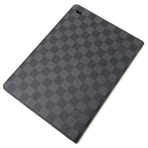 2022 431 8 1 LOUIS VUITTON Air2 Folio iPad Case Damier Graphite N61248 Gray