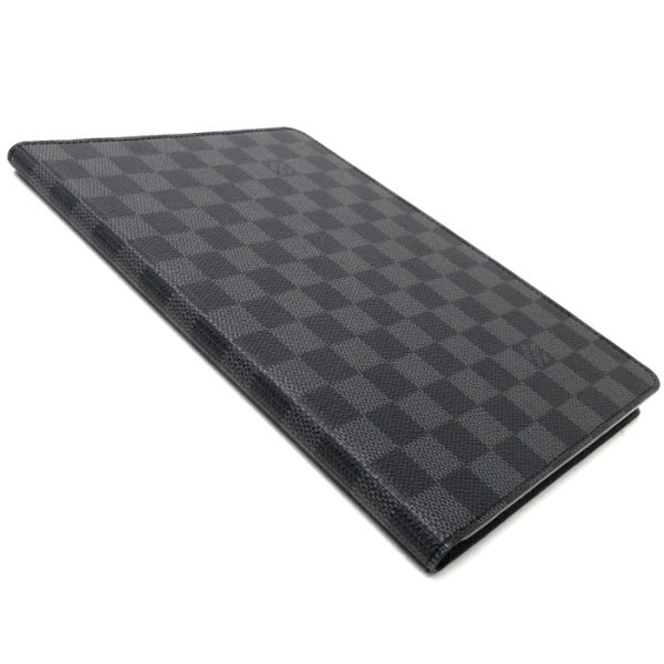 2022 431 8 3 LOUIS VUITTON Air2 Folio iPad Case Damier Graphite N61248 Gray