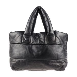 2022073007312 1 Gucci GG Nylon Shoulder Bag Tote Bag Black Silver