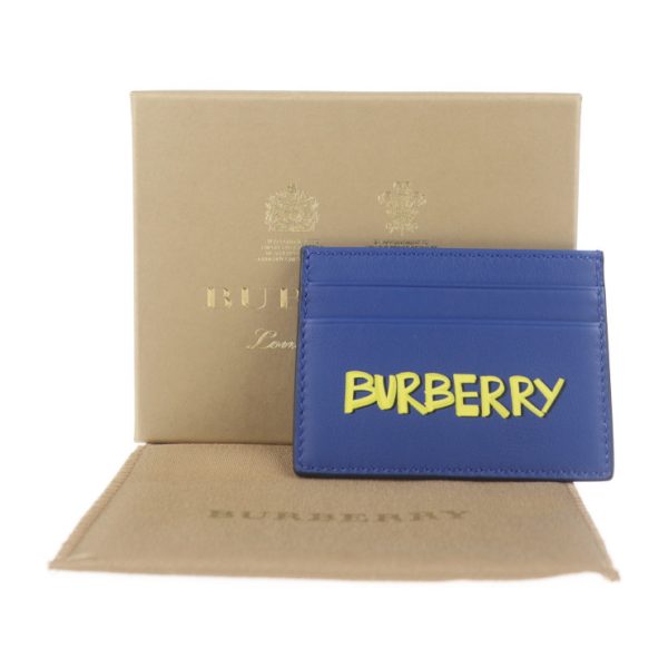 2022093002367 7 Burberry Leather Card Case Blue Yellow