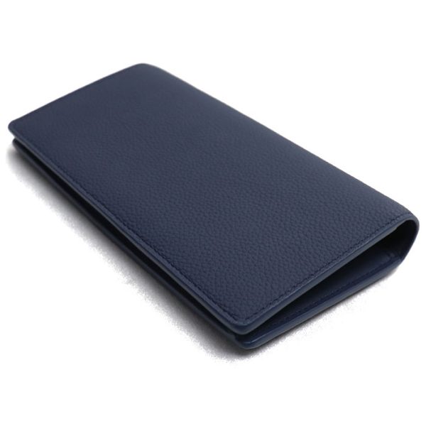 2023 1482 1 1484 LOUIS VUITTON Portefeuille Brazza Long Wallet M81810 Aerogram Navy