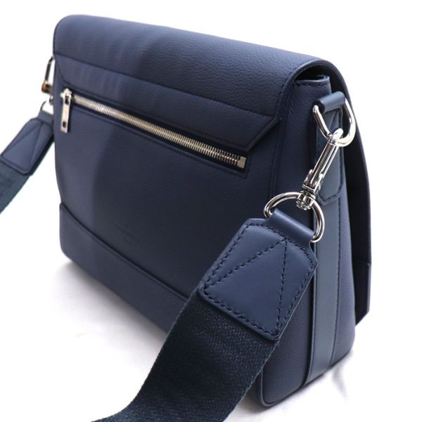 2023 1482 2 1484 LOUIS VUITTON Takeoff Shoulder Bag Aerogram Navy Blue