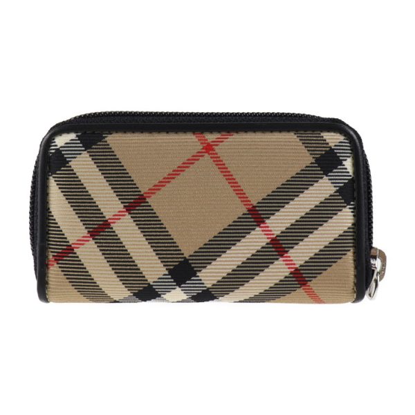 2023063002323 3 Burberry Canvas Leather Key Case Beige Plaid