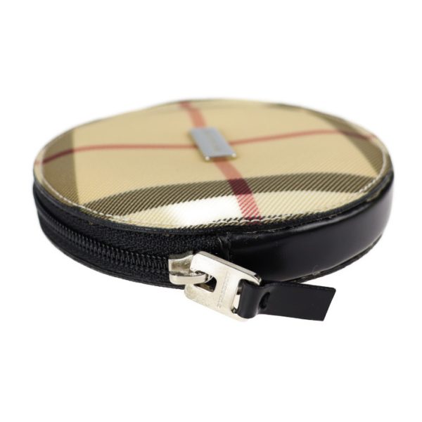 2023123002468 4 Burberry PVC Leather Coin Case Beige Check