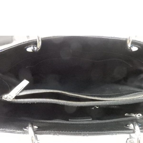 20237 7 Chanel GST Tote Bag Caviar Skin Black