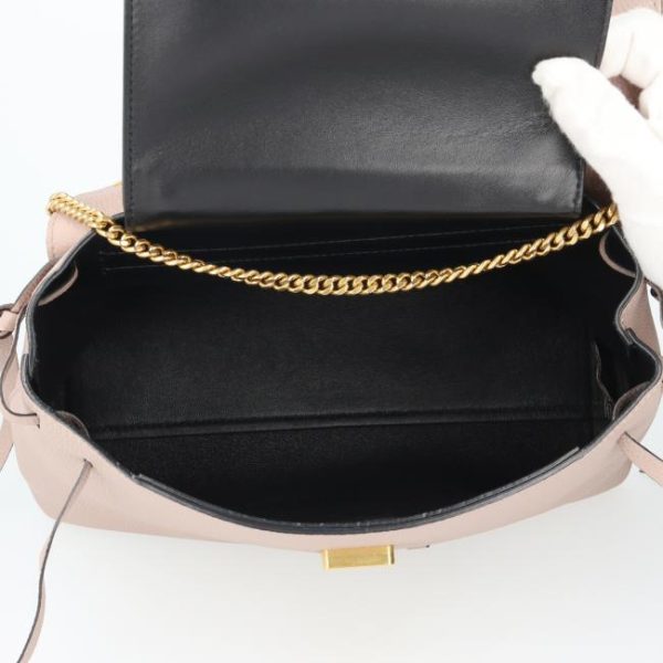 20240429170015 15 Valentino Garahavani Leather Chain Shoulder Bag Black